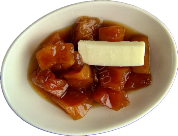 Dulce de frutabomba con queso blanco